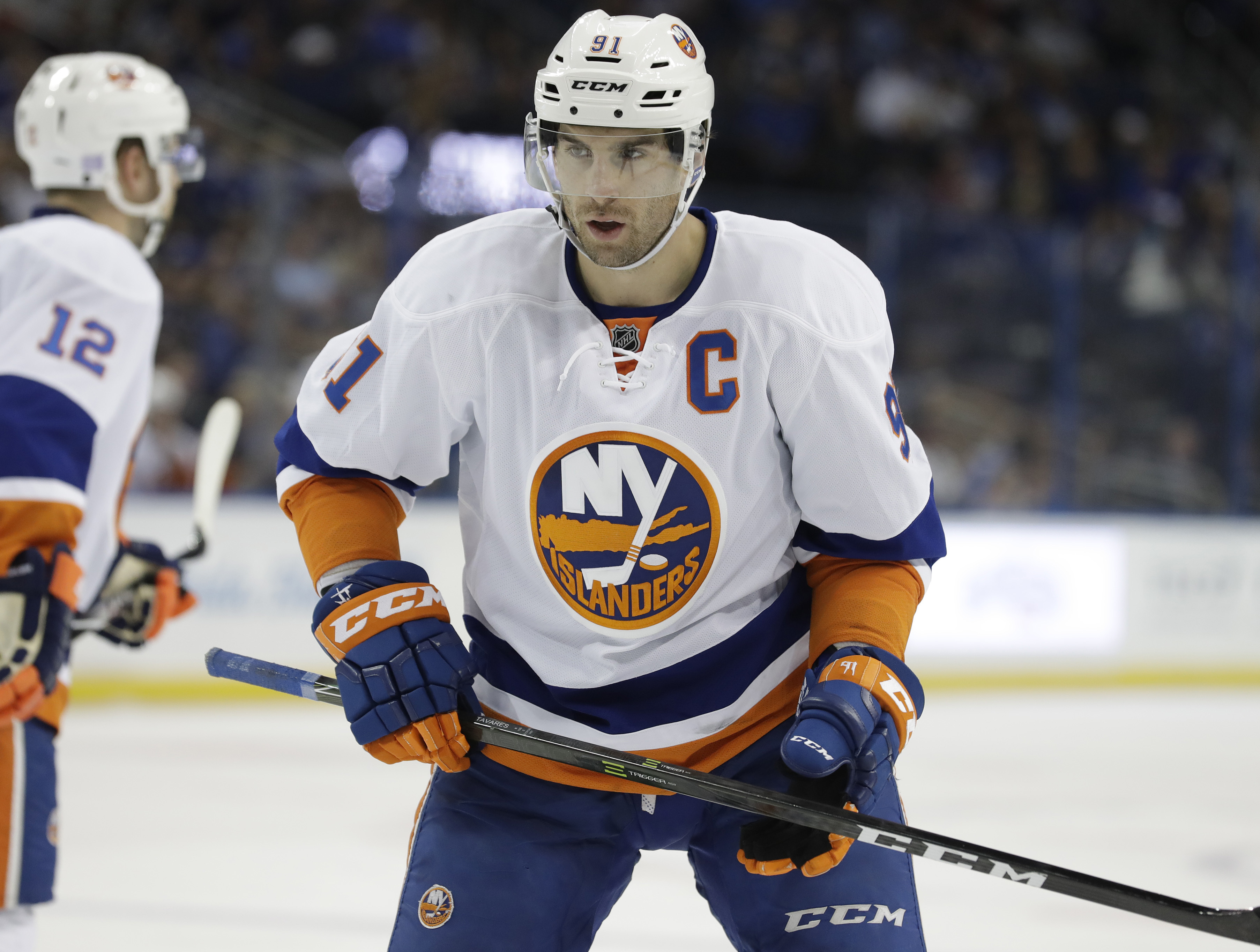 Islanders Tavares Lightning Away Stock 111016