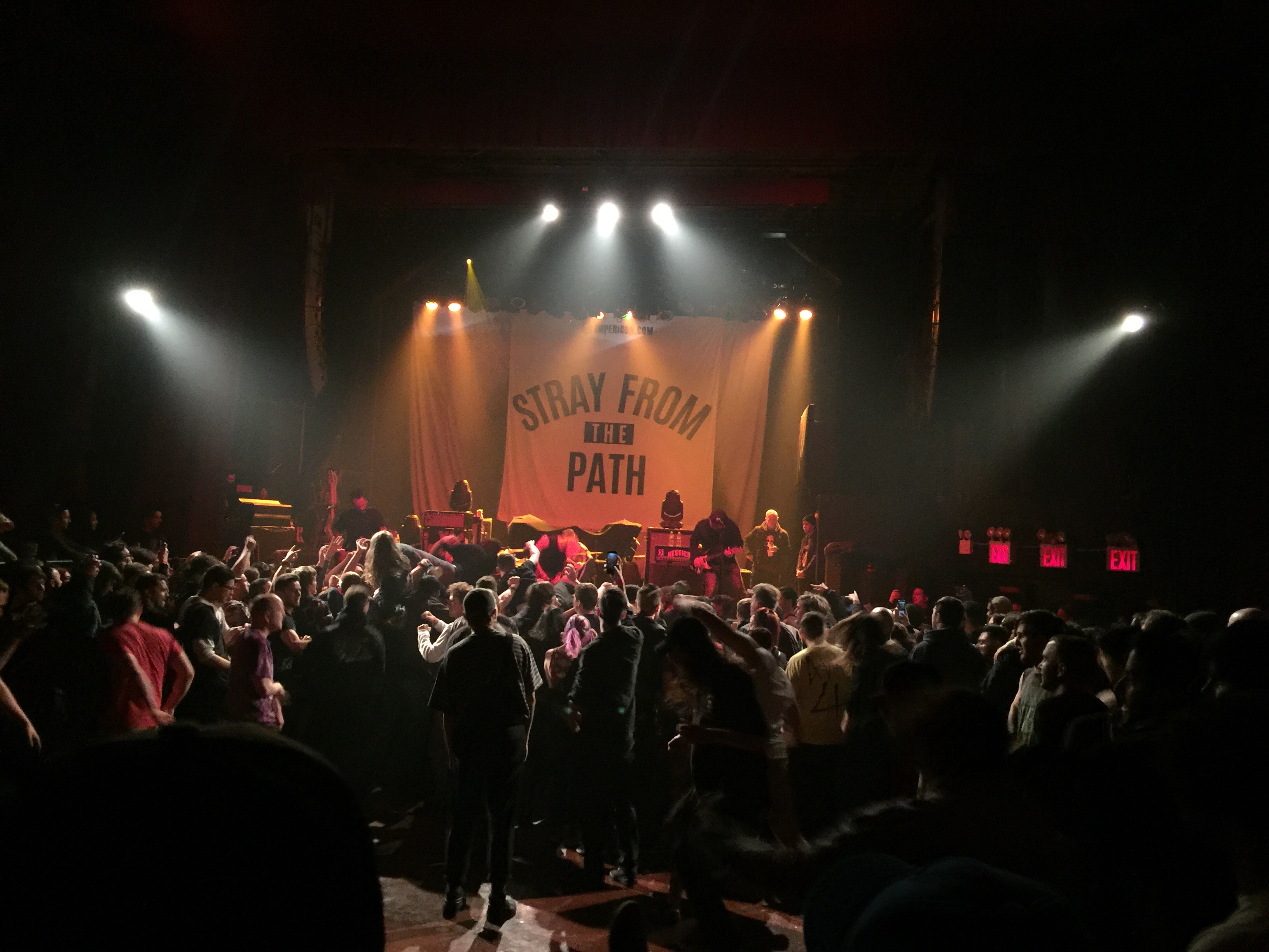 Stray From The Path playing at Gramercy Theater in Manhattan on Saturday Apr 1. Can you spot the Messier tribute?"