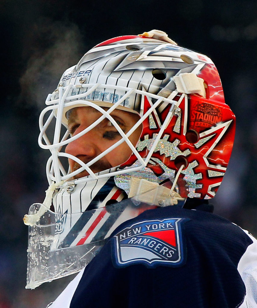 A first look at Henrik Lundqvist's new Capitals mask