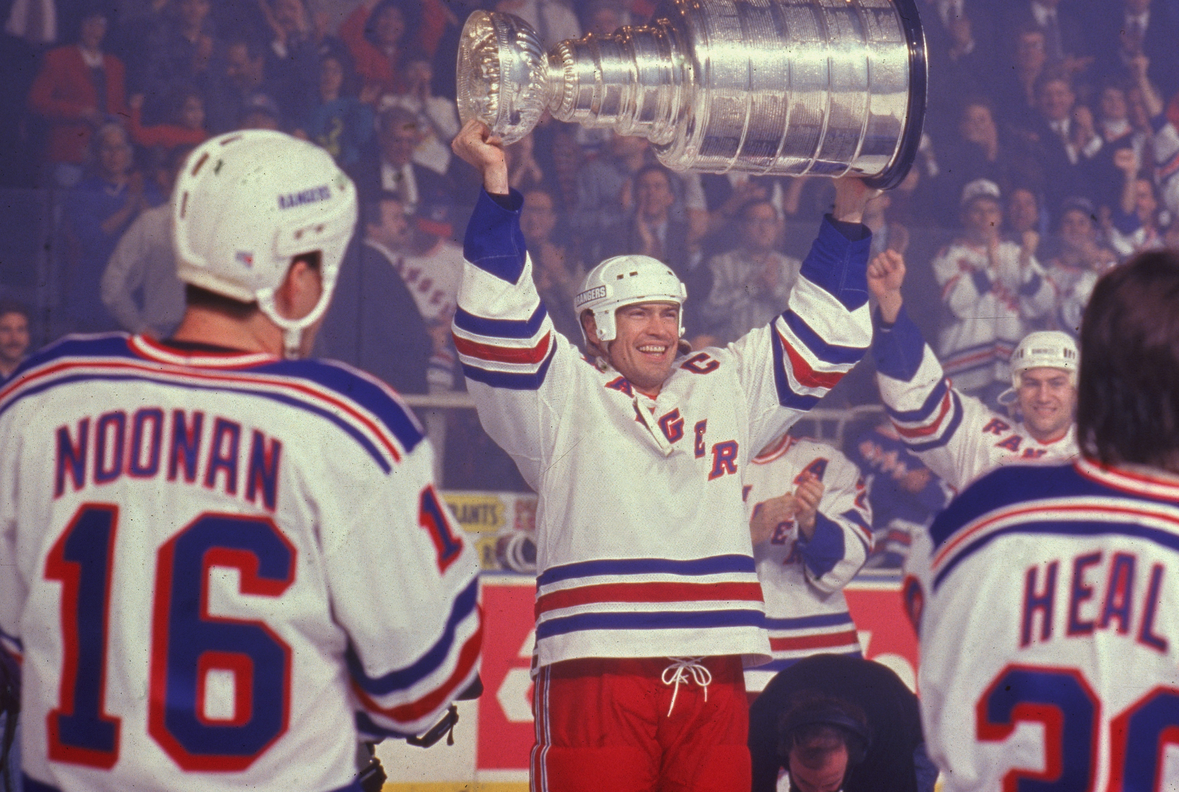 ny rangers 90th anniversary hat